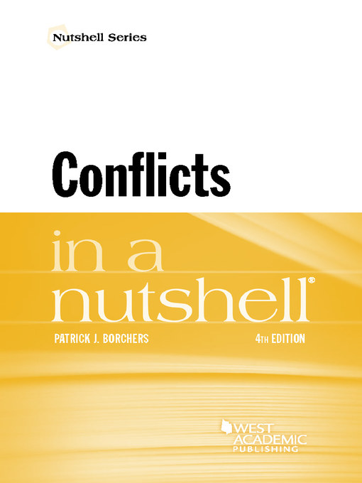 Title details for Conflicts in a Nutshell by Patrick Borchers - Available